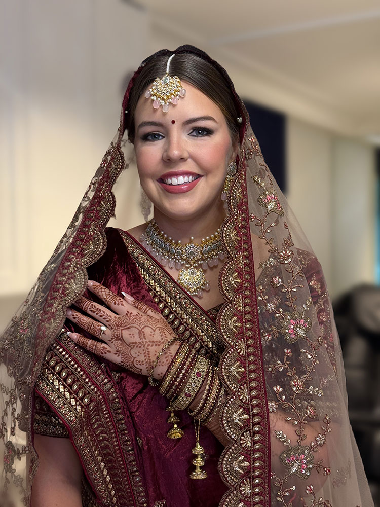 South Asian Bridal Hair and Makeup Portfolio by Angeline Jasmin